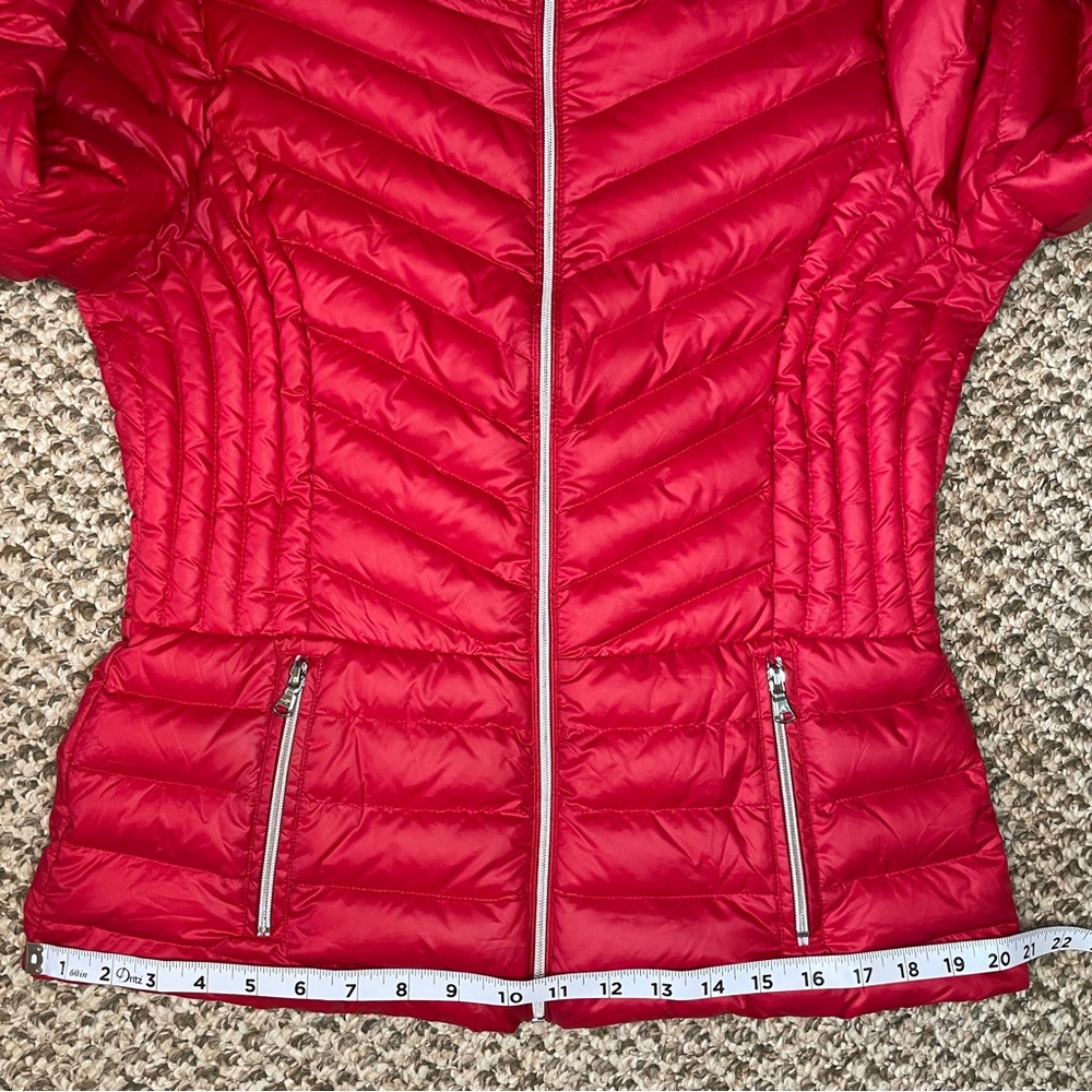 Kenneth Cole Reaction Women's Red Quilted Packable Puffer Jacket - Picture 11 of 16